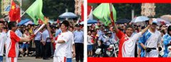奧運圣火抵達惠州，旭日集團總經理，常宏公司董事長楊勛擔任火炬手